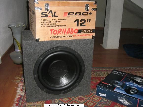 vanzare vand statie, subwoofer, pentru masina. radio-mp3 player sony, dar partea cd-player defecta,