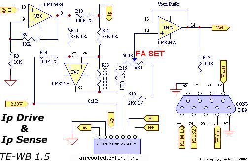 air fuel ratio (afr) pompa curent tensiune fara iesirea seriala