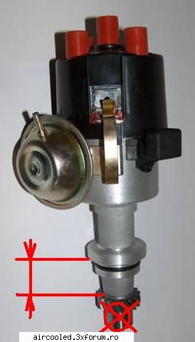 adaptare aprindere golf incepem principala delcoului .....prima data scoate shplintul care tine