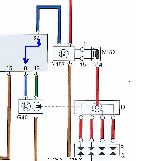 adaptare aprindere golf iata alta schema ...cu