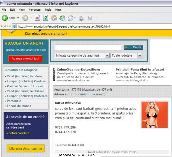 ia uite angelinno, baga ptr. prietenul tau un anunt de genul asta. cu discount !
 :d fun