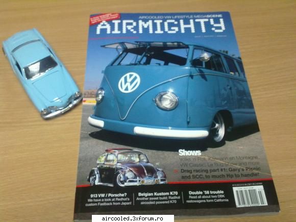 revista airmighty acum romania numarul pentru planurile iarna. masinuta doar decor acelasi pret.