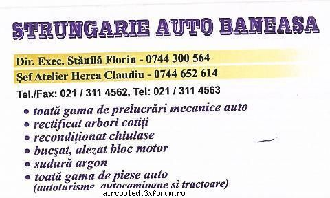 strungarie auto sper sensul fost doar clientul alt amestec. postat carte vizita strungarie auto din