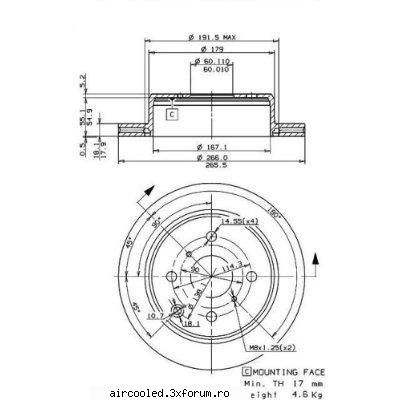 modificare sistem frinare discuri toate rotile iar peste butucul facut din tambur vin disc toyota