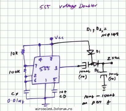 Adaptare Sonde Dacia - si o schema cu 555 pentru curent continuu numai - TEHNIC