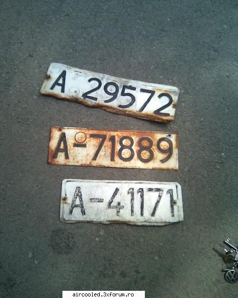 ..si neshte numere... :hi: 10 lei unu'... :nebun: baiet fiind, scrapyard cutreieram