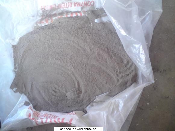 DIY - piese turnate - am facut amestecul de turnare: nisip, bentonita - TEHNIC