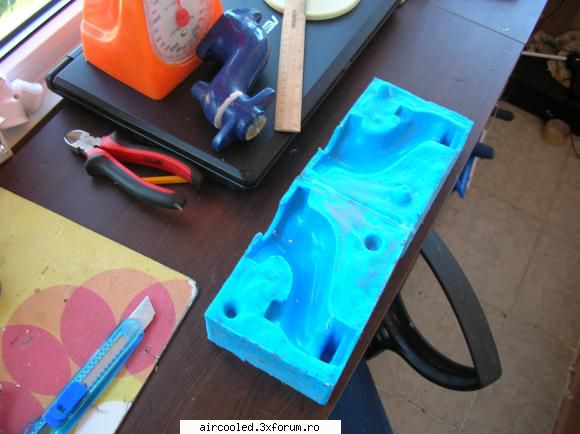 DIY - piese turnate - matrita din silicon in care voi turna ceara - TEHNIC
