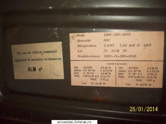 dar nu e cutie de banda de e cutie de munitie. culmea!- de 7,62. ce-are sanatosul 7,62 cu vestul?