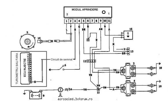 schema electrica ignition sistem..