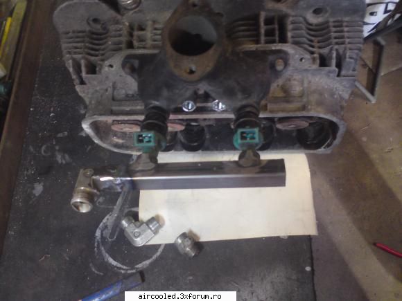 Injectie de benzina ... adaptare pe flat4 - si la un capat un cot de 3/8 - TUNING