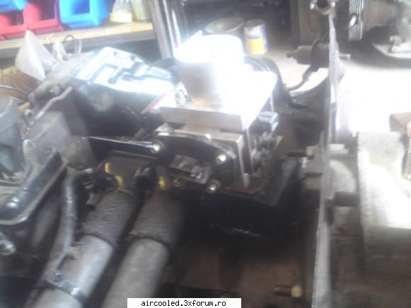 Injectie de benzina ... adaptare pe flat4 - palnia am facut-o prin turnare si model fuzibil - TUNING