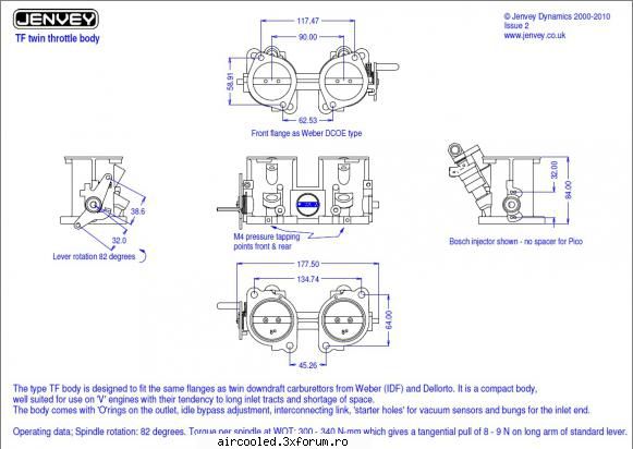 Injectie de benzina ... adaptare pe flat4 - Si uite inca un set de dimensiuni exacte pt - TUNING