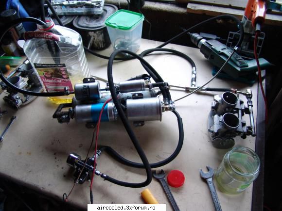 Injectie de benzina ... adaptare pe flat4 - Proba la alimentarea cu benzina, i-am dat 6 bari - TUNING