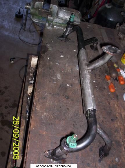 Injectie de benzina ... adaptare pe flat4 - bosajele pe galerie .. si injectoarele - TUNING