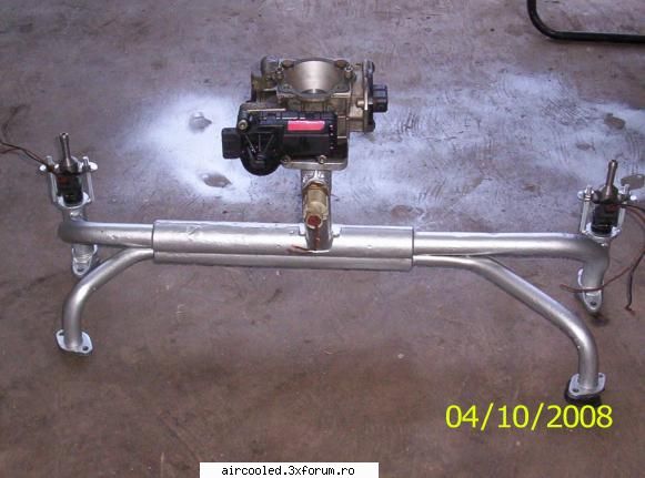 Injectie de benzina ... adaptare pe flat4 - galeria de admisie echipata complet... urmeaza - TUNING