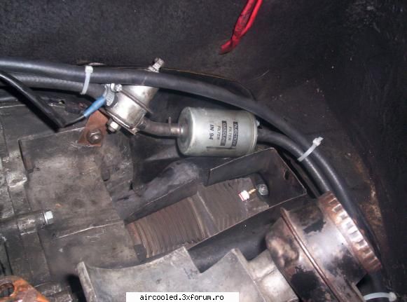 Injectie de benzina ... adaptare pe flat4 - modul de prindere a pompei si a filtului de - TUNING
