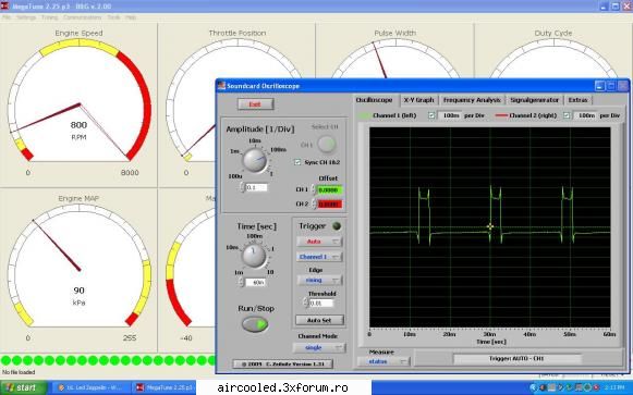 Megasquirt - si semnalul tacho .. cu modulul facut de mine - TUNING