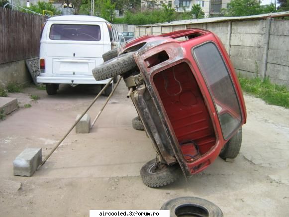 Noua mea broscuta veche - azi am dus piesele ce formeaza motorul, la - Masina mea - Tip1 & Tip3