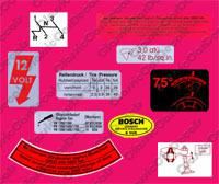 Stikere - Vind set stiker pentru vw,pret 95 ron - Vanzari- piese