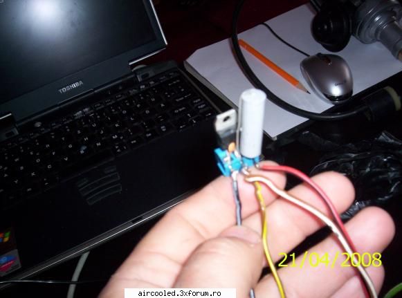 adaptare aprindere tranzistorizata de pe golf - cablul de culoare verde duce semnalul treapta de - TUTORIALE