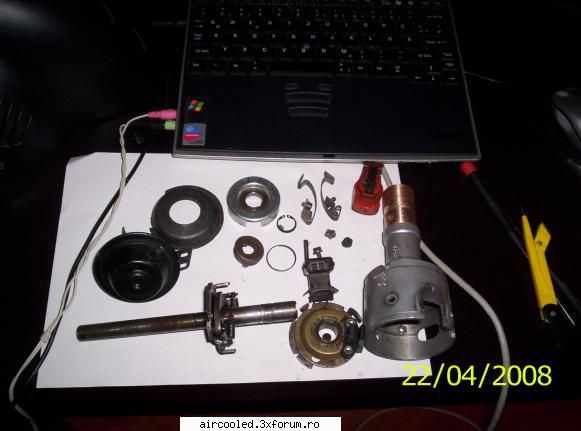 adaptare aprindere tranzistorizata de pe golf - 4. se desurubeaza suruburile care tin platoul si - TUTORIALE