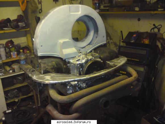 modificare motor CT pentru broasca - si cam asa arata tulumba in primer si tabla pe - TEHNIC